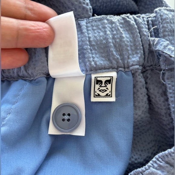 OBEY Blue Ladies Pants - Picture 5 of 13